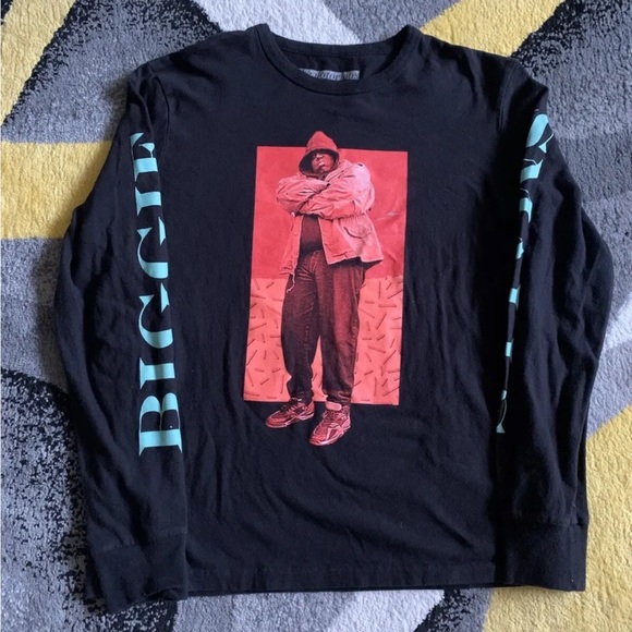 Vintage Biggie Smalls Long Sleeve HipHop Shirt Men’s M - Picture 1 of 3